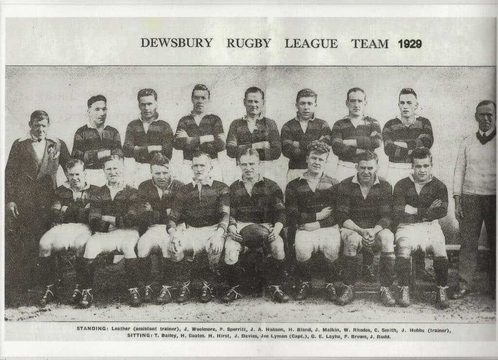 1929 Dewsbury Team with names